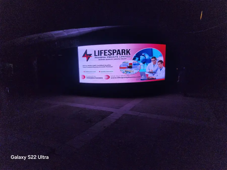 LifeSpark Pharma hoarding at Chandigarh, Chandigarh (UT)