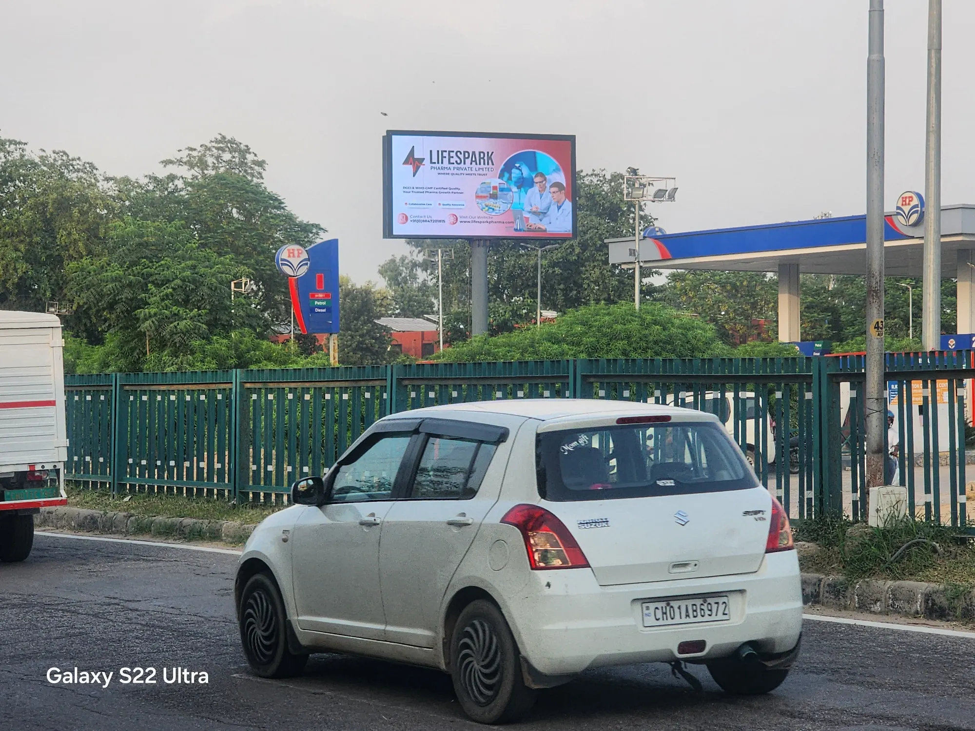 LifeSpark Pharma hoarding at Chandigarh, Chandigarh (UT)