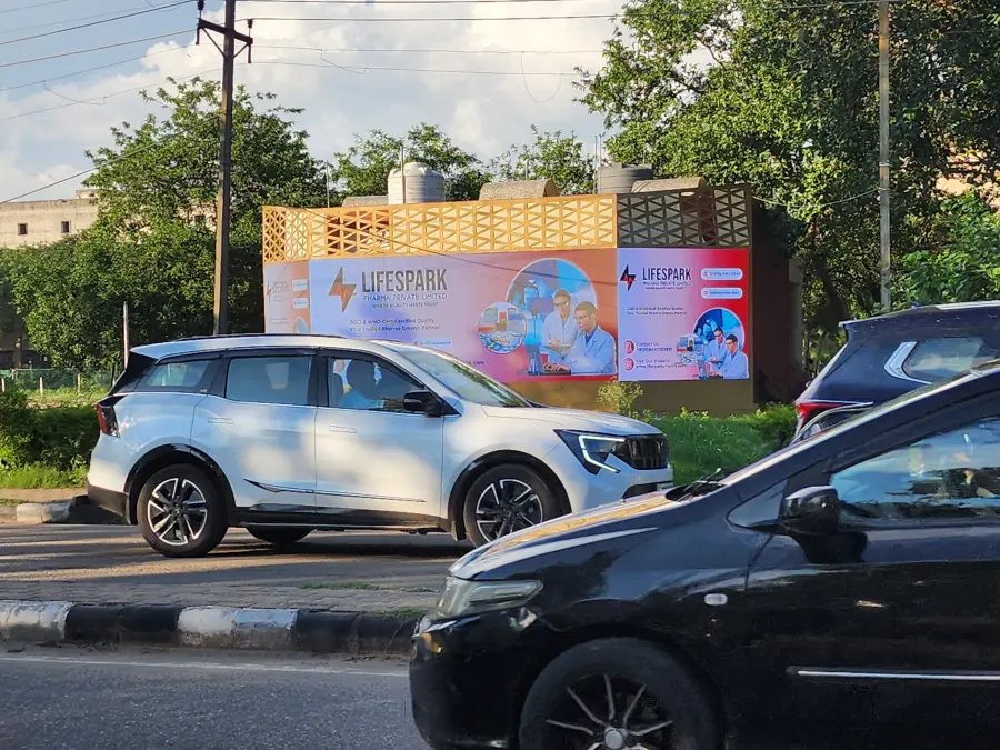 LifeSpark Pharma hoarding at Chandigarh, Chandigarh (UT)