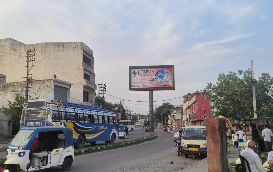 LifeSpark Pharma hoarding at Kathua, Jammu & Kashmir