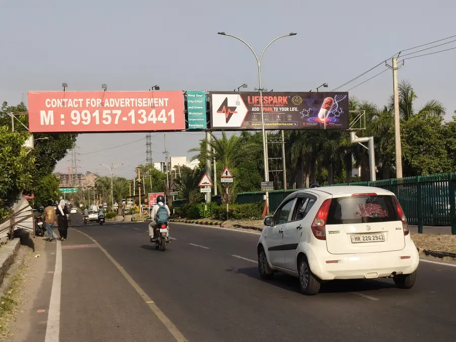 LifeSpark Pharma hoarding at Panchkula, Haryana