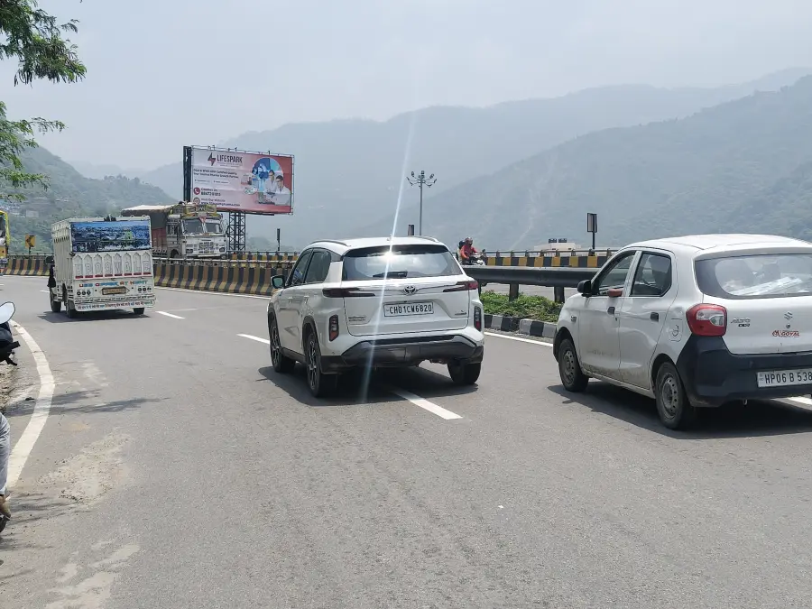 LifeSpark Pharma hoarding at Shimla Highway, Himachal Pradesh