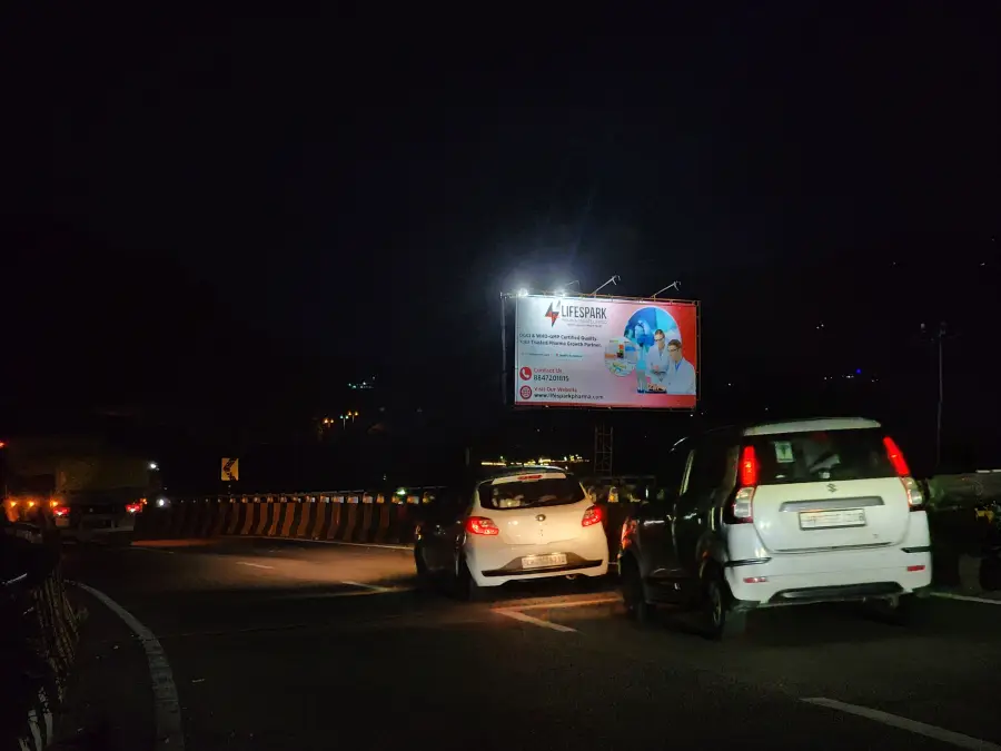 LifeSpark Pharma hoarding at Shimla Highway, Himachal Pradesh